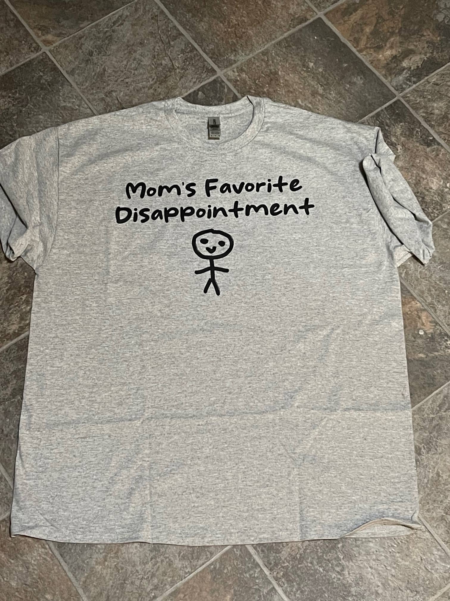 Mom's Favorite Disappointment (Grey) - Adult & Kids T-Shirts, Sweatshirts & Hoodies apparel design preview 1