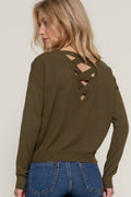 V-Neck Back Cross Sweater - Adult & Kids T-Shirts, Sweatshirts & Hoodies apparel design preview 1