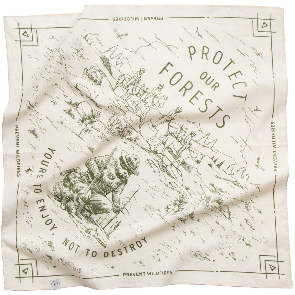 Protect Our Forests Bandana - Adult & Kids T-Shirts, Sweatshirts & Hoodies apparel design preview 1