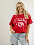 Ou Oklahoma Sooners Wonka Football Crimson Thrifted - Adult & Kids T-Shirts, Sweatshirts & Hoodies apparel design preview 1