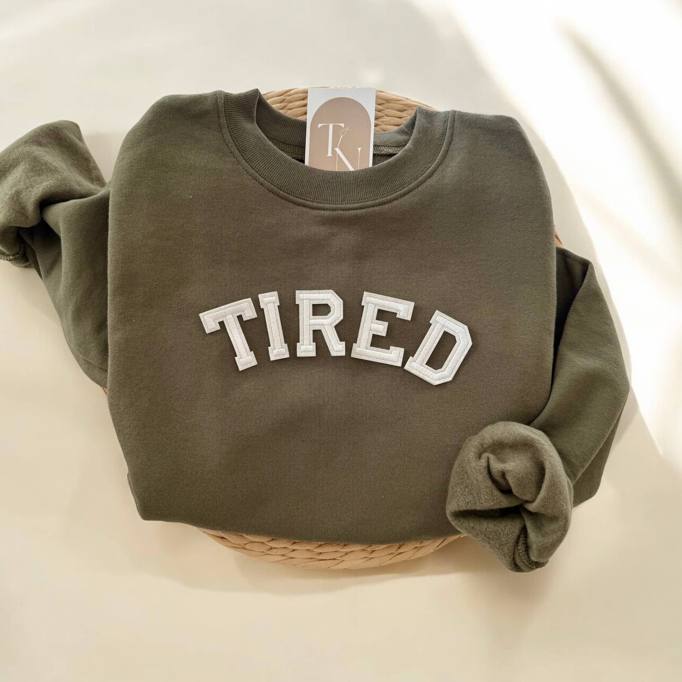 Tired Funny - Adult & Kids T-Shirts, Sweatshirts & Hoodies apparel design preview 1
