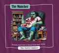 Useful Zombie "Muncher" (Maroon) - Adult & Kids T-Shirts, Sweatshirts & Hoodies apparel design preview 1
