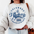 Retro Columbus Blue Jackets Est 2000 Ice Hockey - Adult & Kids T-Shirts, Sweatshirts & Hoodies apparel design preview 1