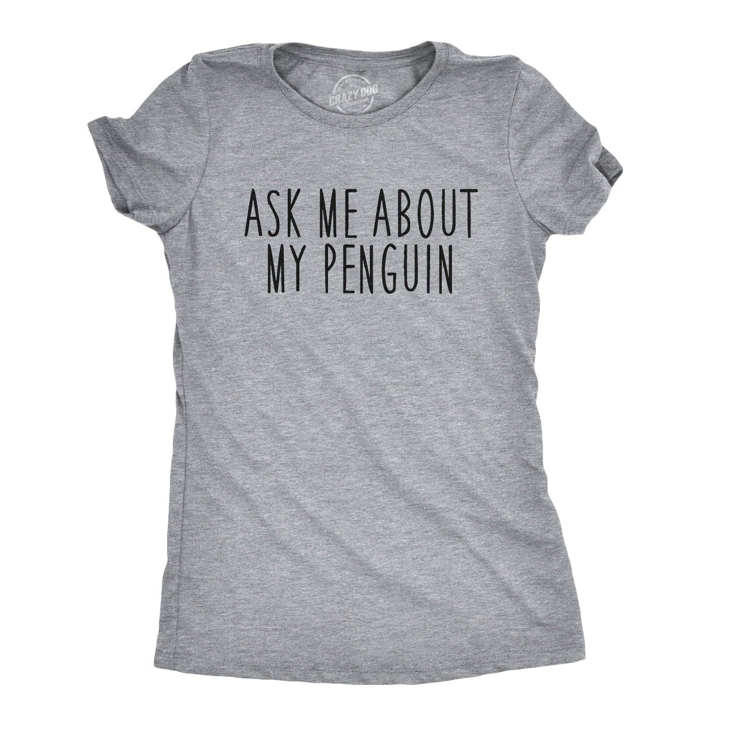 Ask Me About My Penguin Flip Women's - Adult & Kids T-Shirts, Sweatshirts & Hoodies apparel design preview 1