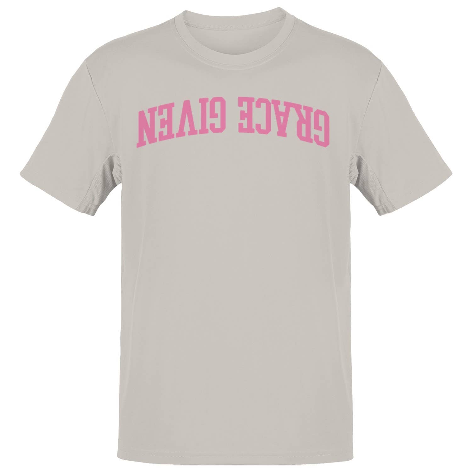 Grace Given Pink Christian Quote Men's - Adult & Kids T-Shirts, Sweatshirts & Hoodies apparel design preview 1