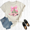 Western Christmas Boots Graphic - Adult & Kids T-Shirts, Sweatshirts & Hoodies apparel design preview 1