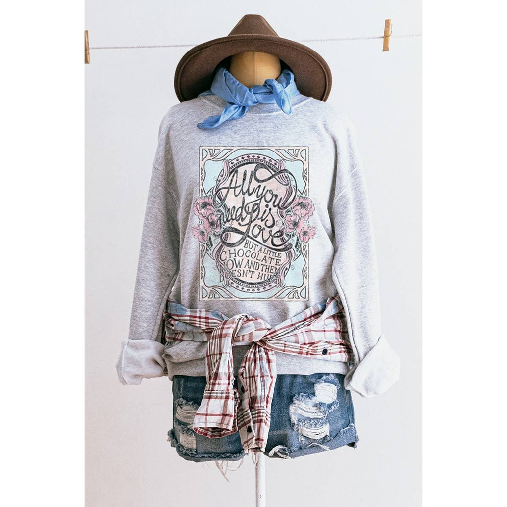 All You Need Is Love Vintage Graphic - Adult & Kids T-Shirts, Sweatshirts & Hoodies apparel design preview 1