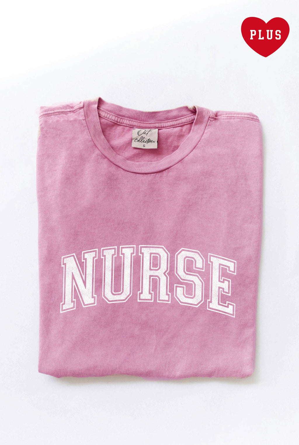 Nurse Graphic Plus Size Mineral Washed Top - Adult & Kids T-Shirts, Sweatshirts & Hoodies apparel design preview 1