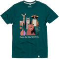 Here For the Wildlife Unisex Short Sleeve - Adult & Kids T-Shirts, Sweatshirts & Hoodies apparel design preview 1