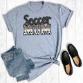Leopard Soccer Mom Graphic - Adult & Kids T-Shirts, Sweatshirts & Hoodies apparel design preview 1