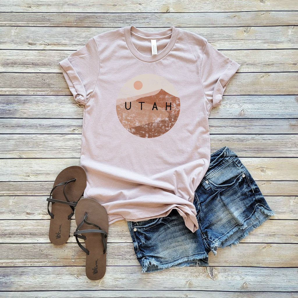 Utah Red Rocks Sizes XS-2XL - Adult & Kids T-Shirts, Sweatshirts & Hoodies apparel design preview 1