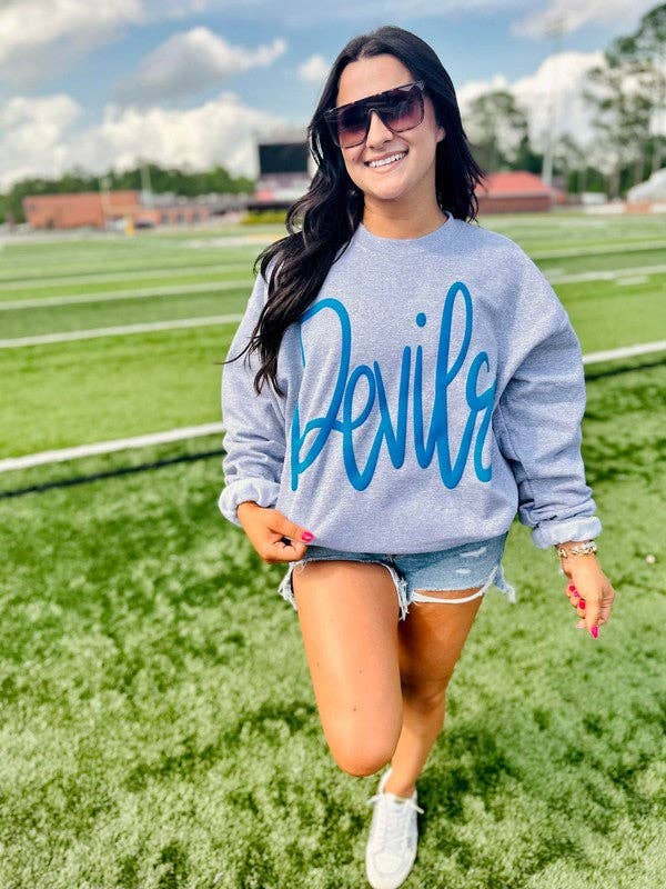 Custom Jumbo Cursive Puff - Adult & Kids T-Shirts, Sweatshirts & Hoodies apparel design preview 1