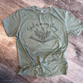 God Is in My Story On Heather Military Green - Adult & Kids T-Shirts, Sweatshirts & Hoodies apparel design preview 1