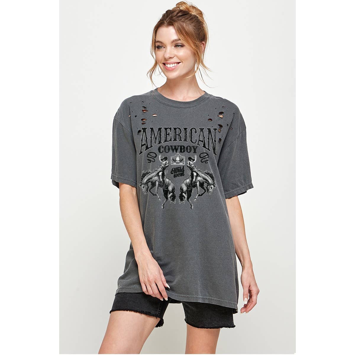 American Cowboy Laser Cut Oversized - Adult & Kids T-Shirts, Sweatshirts & Hoodies apparel design preview 1