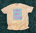 Love Like Jesus Stripes On Comfort Colors Butter - Adult & Kids T-Shirts, Sweatshirts & Hoodies apparel design preview 1