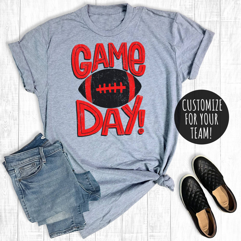 Custom Vintage Football Gameday Graphic - Adult & Kids T-Shirts, Sweatshirts & Hoodies apparel design preview 1