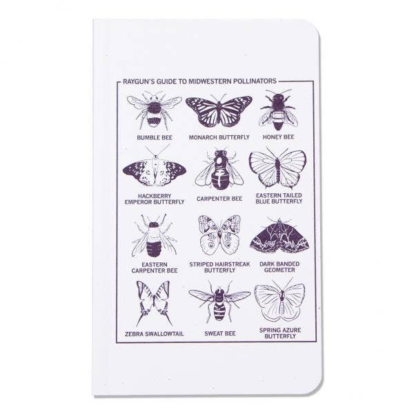 Midwestern Pollinators Notebook - Adult & Kids T-Shirts, Sweatshirts & Hoodies apparel design preview 1