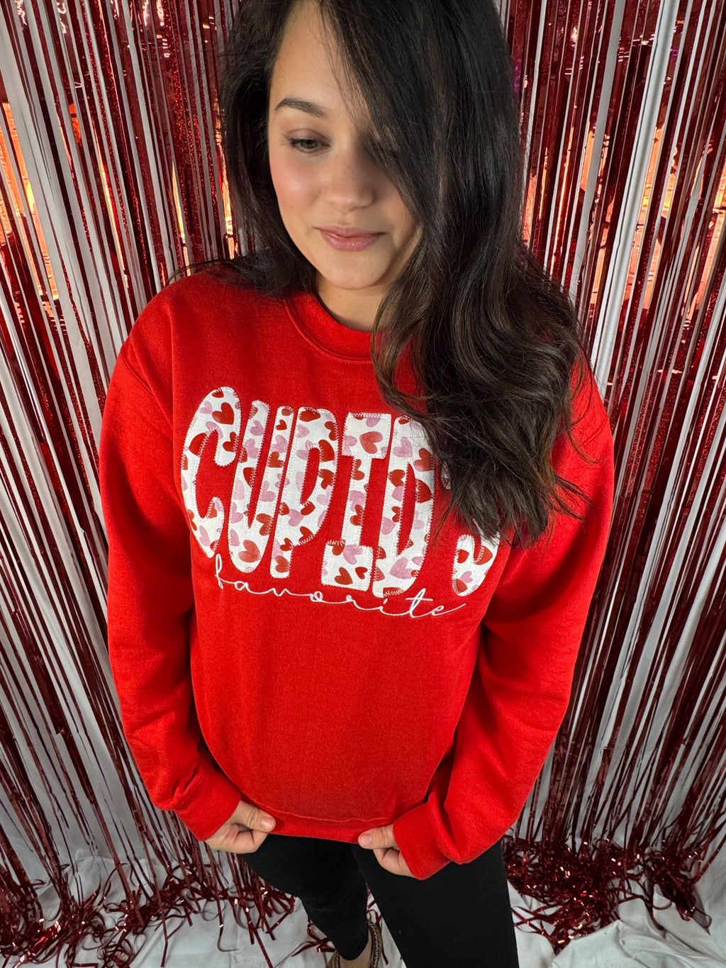 Cupids Favorite Valentine - Adult & Kids T-Shirts, Sweatshirts & Hoodies apparel design preview 1