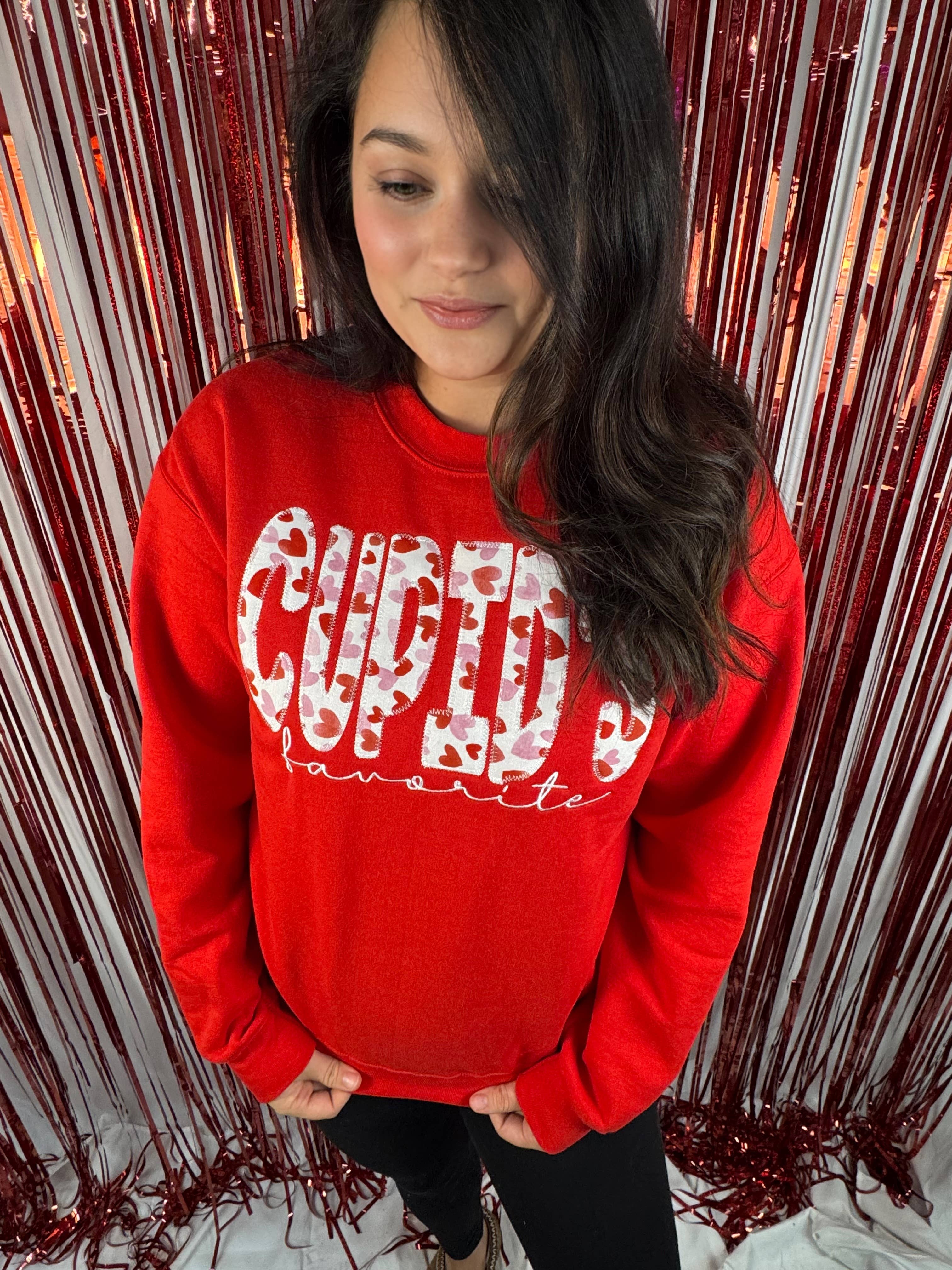Cupids Favorite Valentine - Adult & Kids T-Shirts, Sweatshirts & Hoodies apparel design preview 1