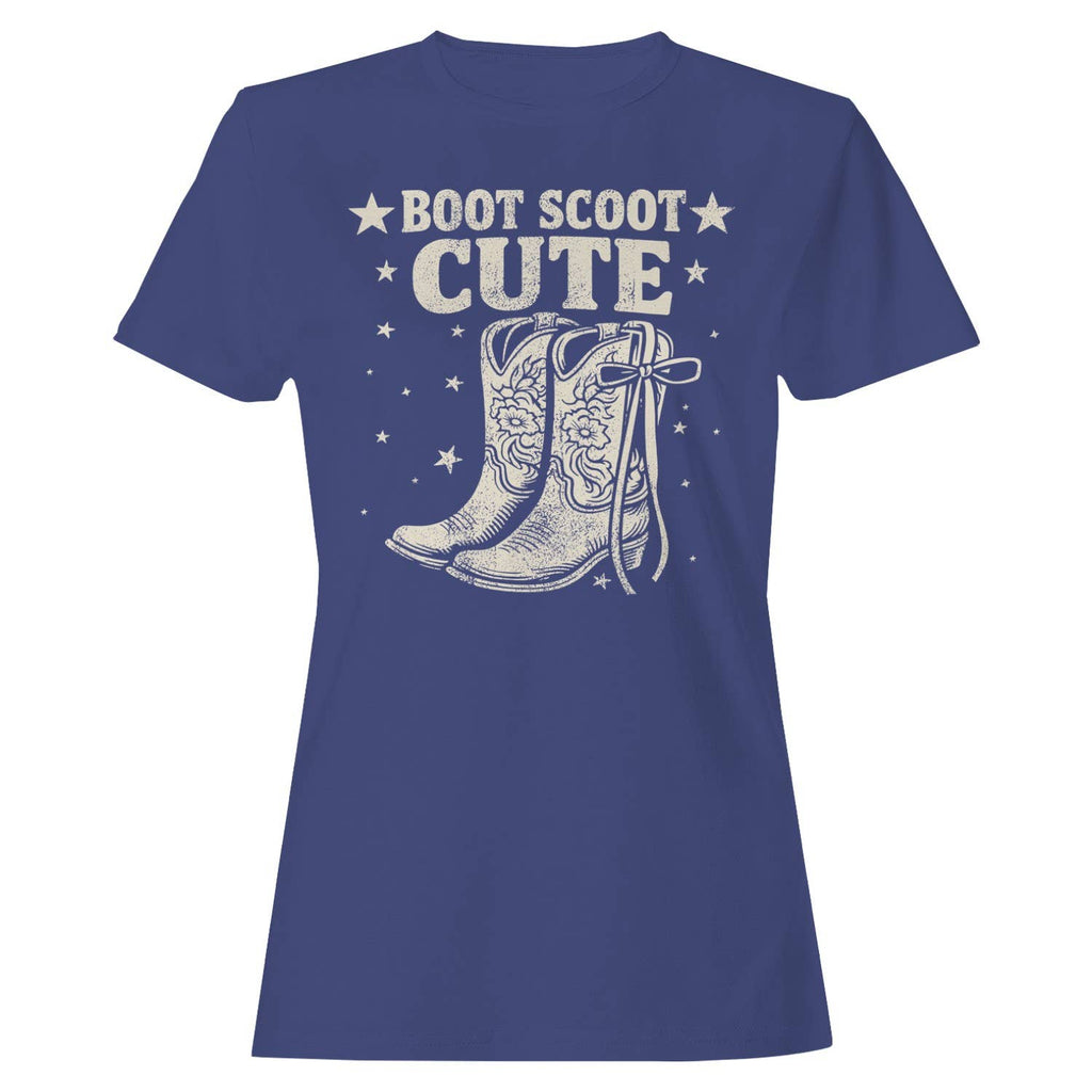 Western Boot Scoot Women's Purple - Adult & Kids T-Shirts, Sweatshirts & Hoodies apparel design preview 1