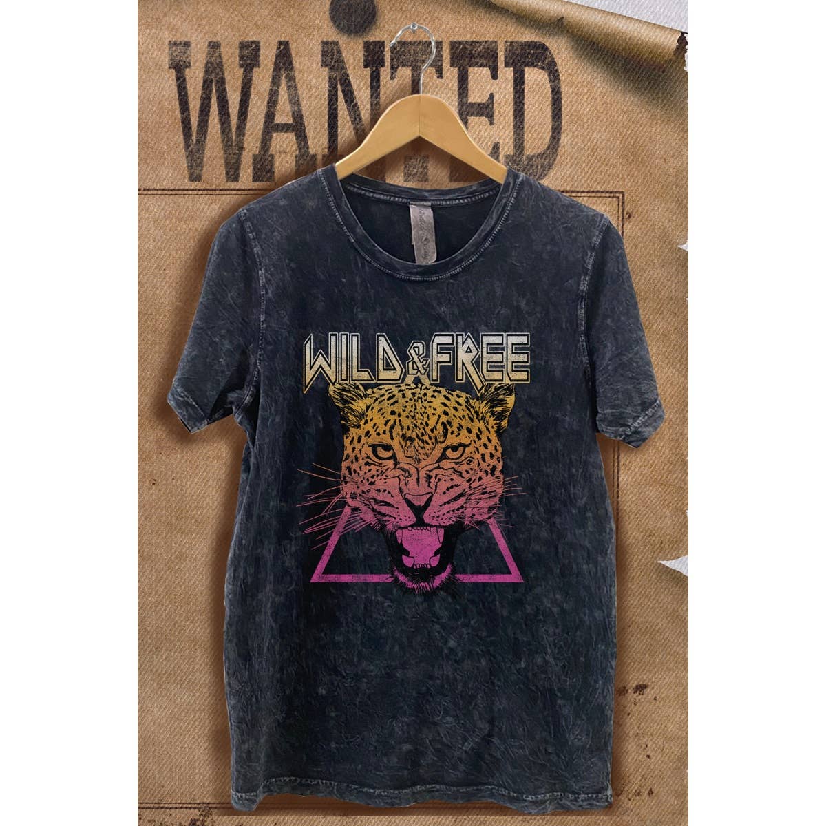 Wild and Free Mineral Wash Vintage Graphic - Adult & Kids T-Shirts, Sweatshirts & Hoodies apparel design preview 1
