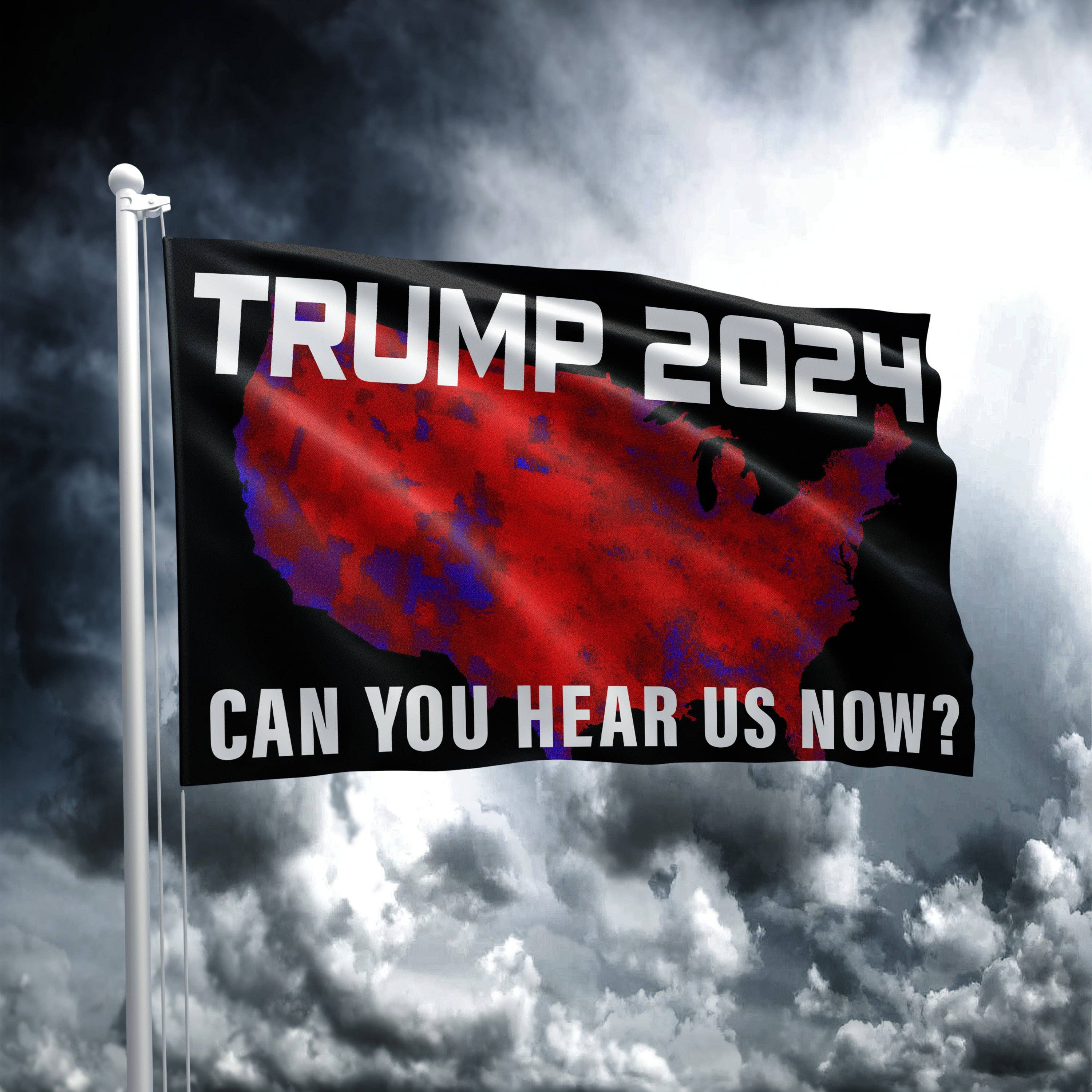 Can You Hear Us Now Flag 8874 - Adult & Kids T-Shirts, Sweatshirts & Hoodies apparel design preview 1