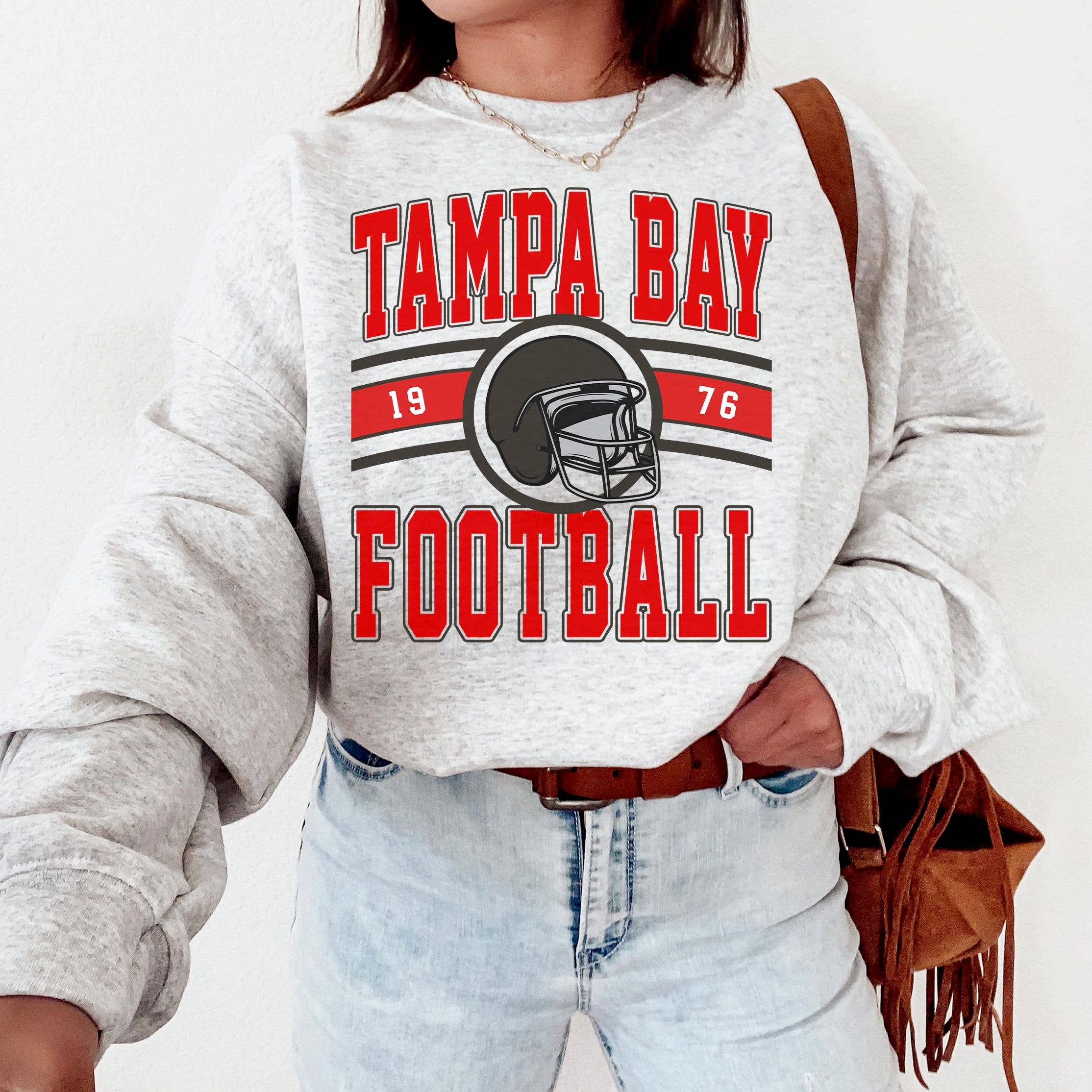 Retro Tampa Bay Buccaneers Football Fan - Adult & Kids T-Shirts, Sweatshirts & Hoodies apparel design preview 1