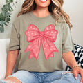 Xoxo Coquette Bow Graphic Comfort Colors - Adult & Kids T-Shirts, Sweatshirts & Hoodies apparel design preview 1