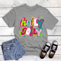 Christmas Holly Jolly with Snowflakes Graphic - Adult & Kids T-Shirts, Sweatshirts & Hoodies apparel design preview 1