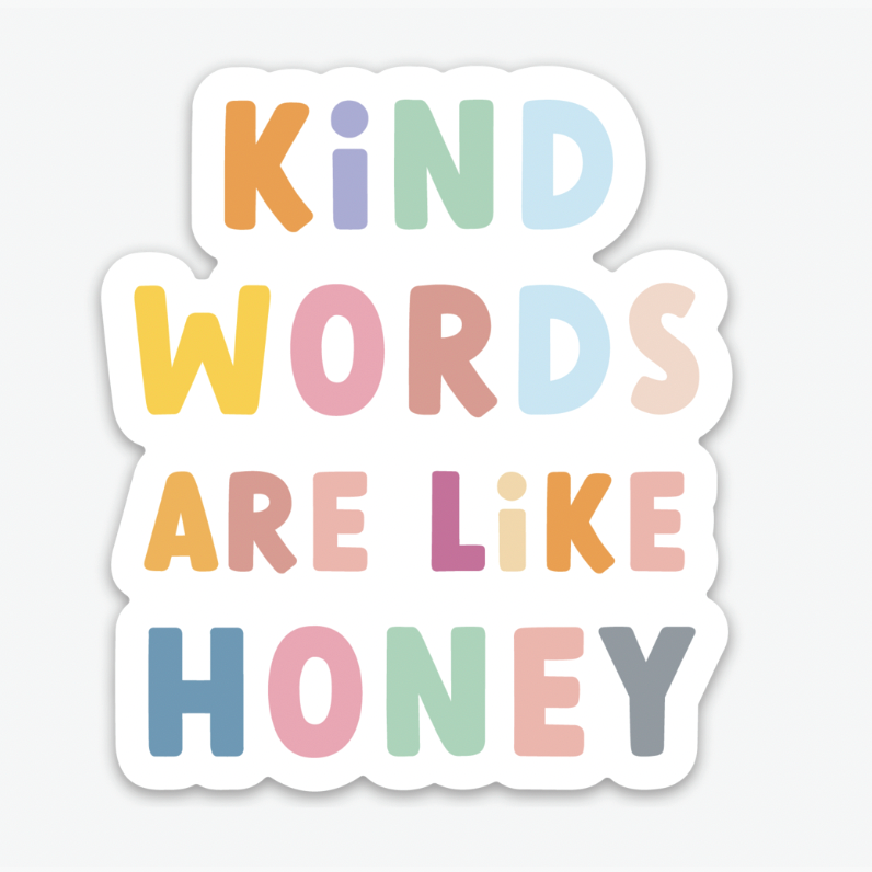 Kind Words Sticker Christian Gift - Adult & Kids T-Shirts, Sweatshirts & Hoodies apparel design preview 1