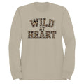 Wild Heart Leopard Print Women's - Adult & Kids T-Shirts, Sweatshirts & Hoodies apparel design preview 1