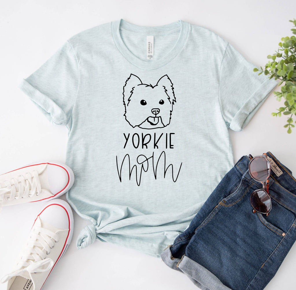 Yorkie Mom - Adult & Kids T-Shirts, Sweatshirts & Hoodies apparel design preview 1