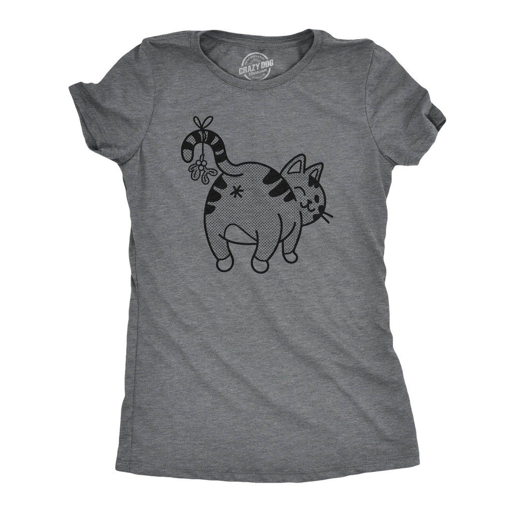 Mistletoe Cat Butt Women's - Adult & Kids T-Shirts, Sweatshirts & Hoodies apparel design preview 1