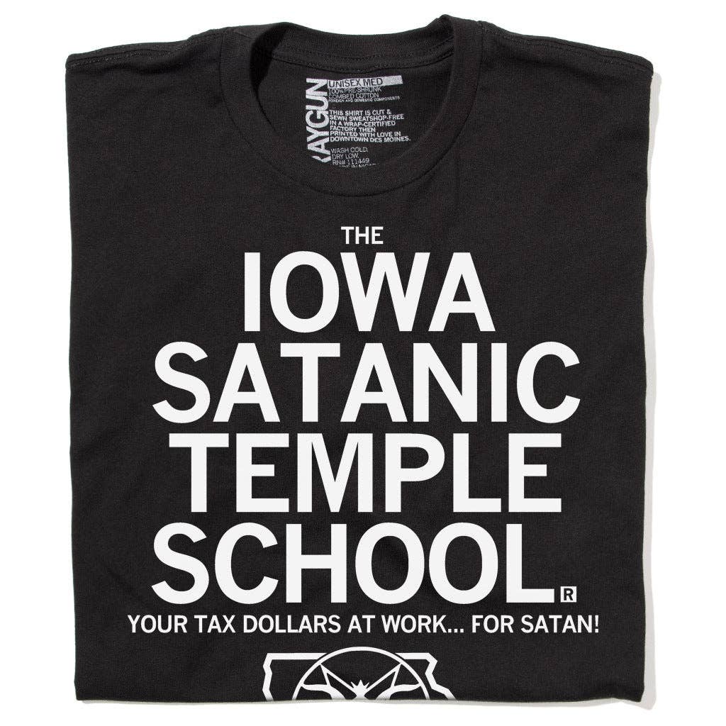 Iowa Satanic Temple School (R) - Adult & Kids T-Shirts, Sweatshirts & Hoodies apparel design preview 1