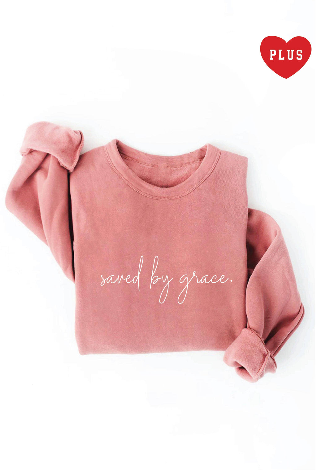 Saved By Grace Plus Graphic - Adult & Kids T-Shirts, Sweatshirts & Hoodies apparel design preview 1