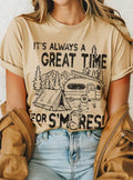 It's Always A Great Time For S'mores Graphic - Adult & Kids T-Shirts, Sweatshirts & Hoodies apparel design preview 1