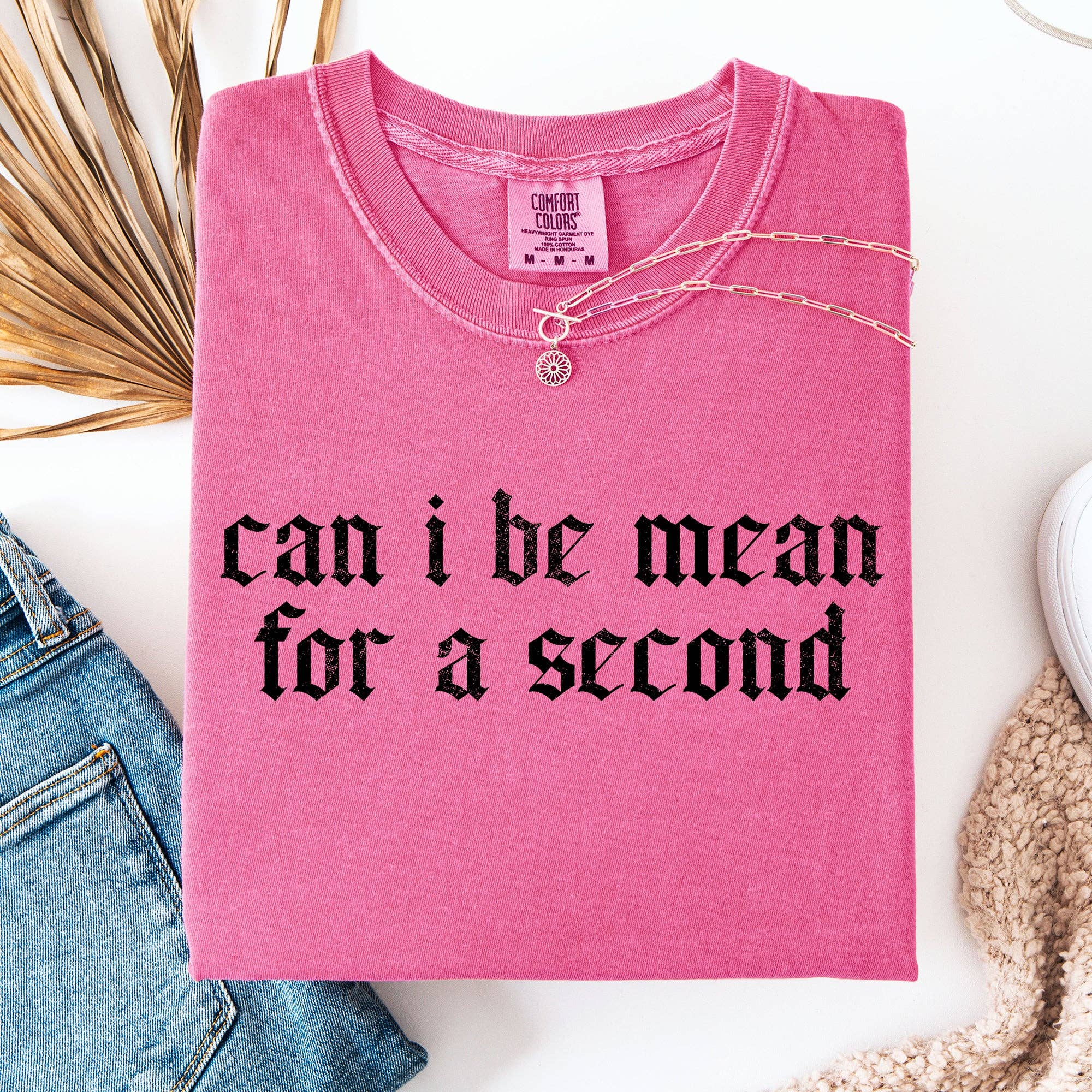 Can I Be Mean For A Second, Sassy, Funny, Sarcastic - Adult & Kids T-Shirts, Sweatshirts & Hoodies apparel design preview 1