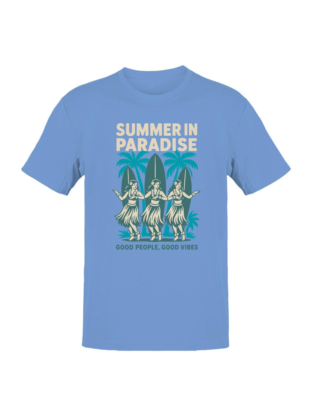 Tropical Vibes: Summer in Paradise Men's - Adult & Kids T-Shirts, Sweatshirts & Hoodies apparel design preview 1