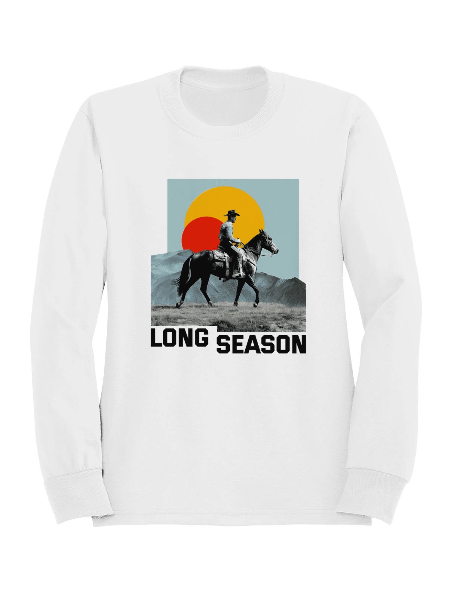 Western Sunset Long Season Women's - Adult & Kids T-Shirts, Sweatshirts & Hoodies apparel design preview 1