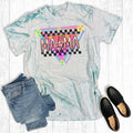 Retro Checkered Mama Mother's Day Comfort Colors - Adult & Kids T-Shirts, Sweatshirts & Hoodies apparel design preview 1