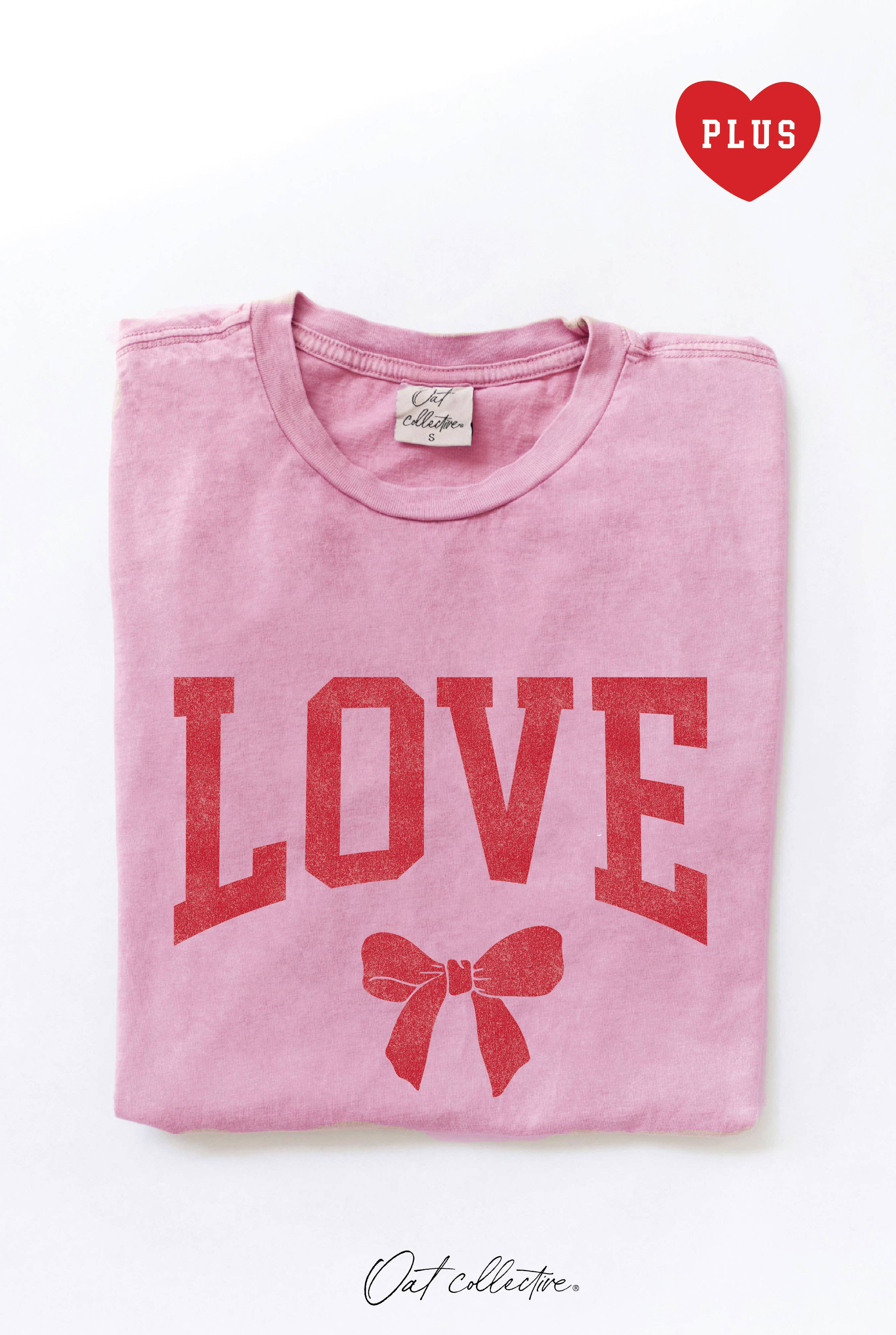 Love Bow Plus Mineral Graphic Top - Adult & Kids T-Shirts, Sweatshirts & Hoodies apparel design preview 1