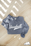 Baseball Puff Mineral Washed Graphic - Adult & Kids T-Shirts, Sweatshirts & Hoodies apparel design preview 1