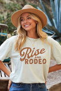 Rise and Rodeo Mineral Washed Graphic Top - Adult & Kids T-Shirts, Sweatshirts & Hoodies apparel design preview 1