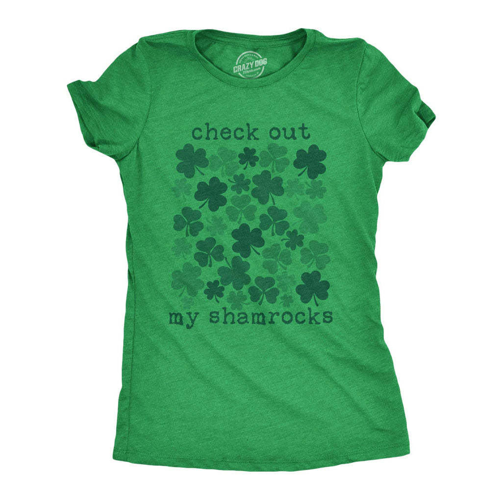 Check Out My Shamrocks Women's - Adult & Kids T-Shirts, Sweatshirts & Hoodies apparel design preview 1