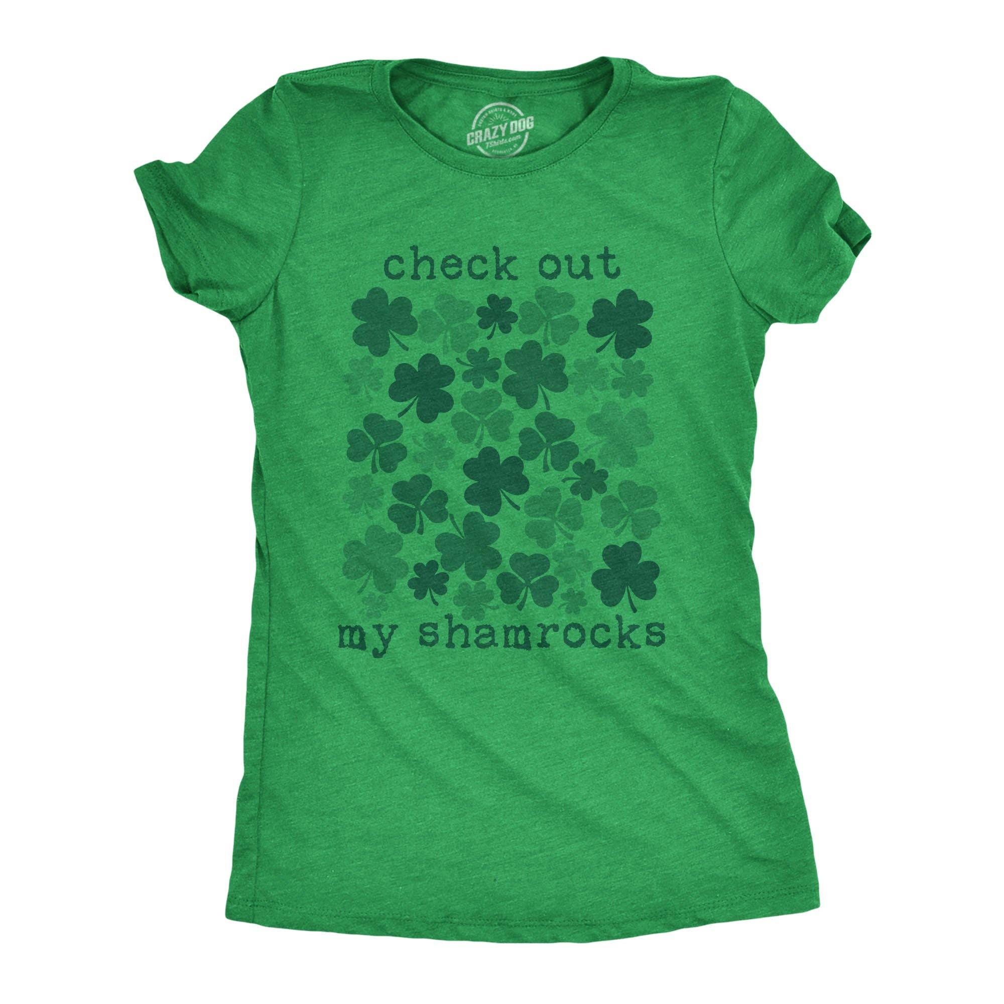 Check Out My Shamrocks Women's - Adult & Kids T-Shirts, Sweatshirts & Hoodies apparel design preview 1