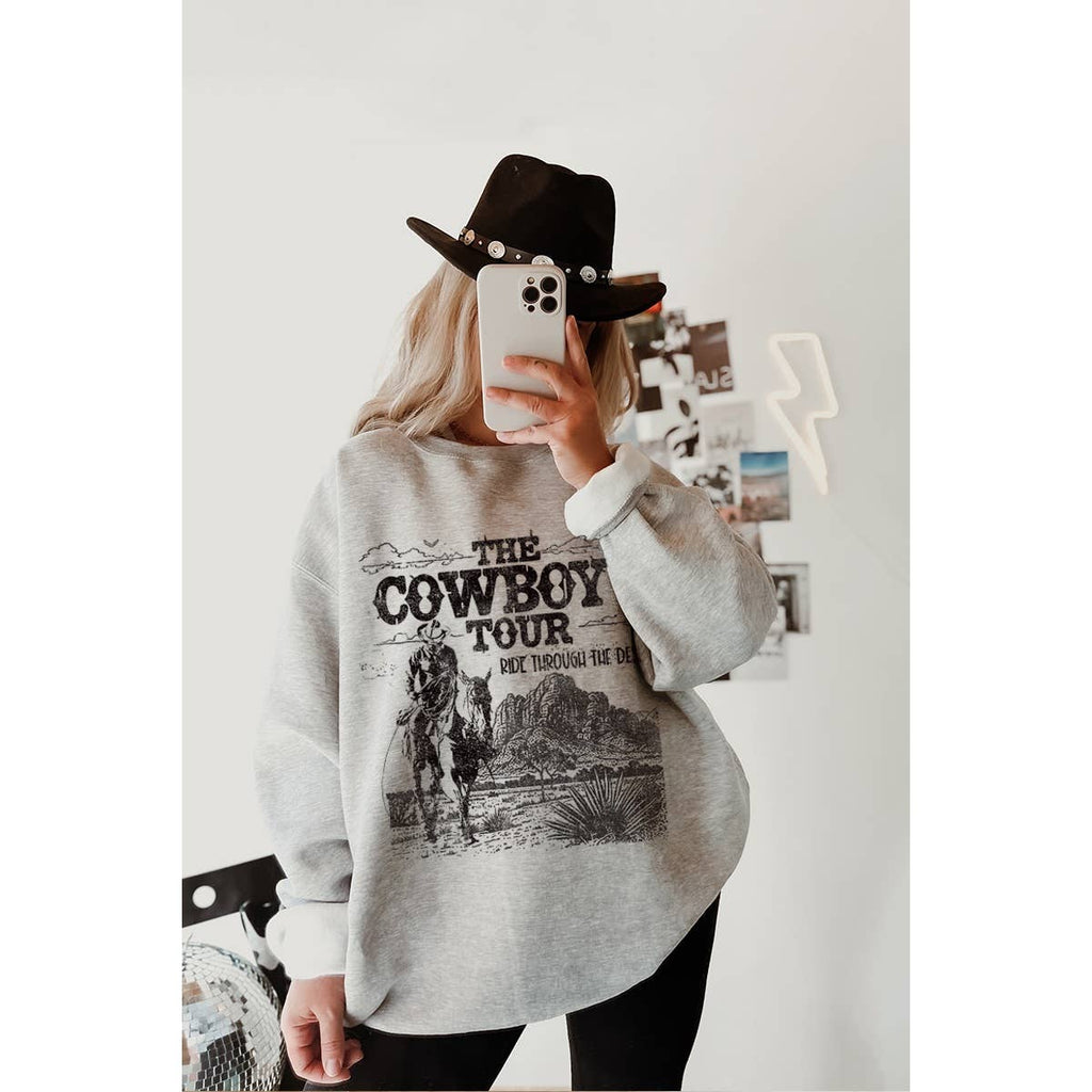 The Cowboy Tour Vintage Graphic - Adult & Kids T-Shirts, Sweatshirts & Hoodies apparel design preview 1