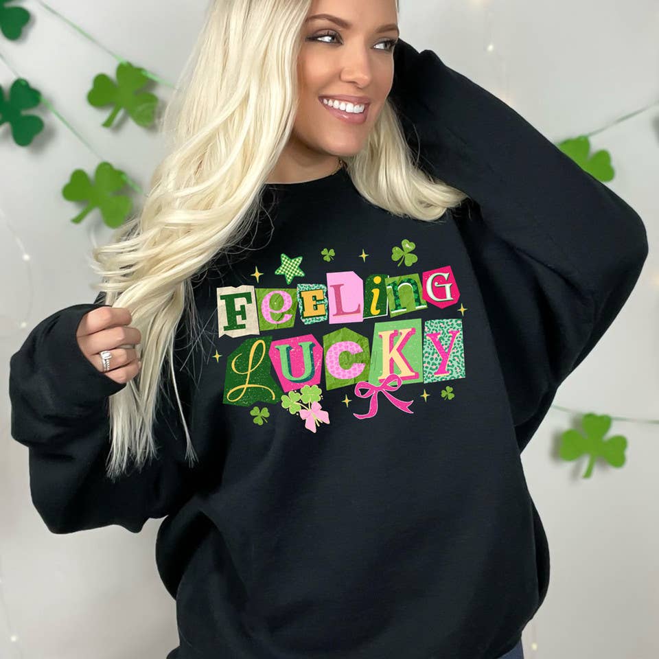 Retro Feeling Lucky Bow - Adult & Kids T-Shirts, Sweatshirts & Hoodies apparel design preview 1
