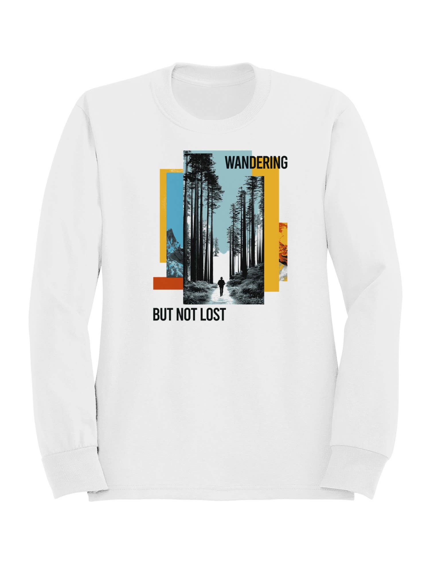 Wandering But Not Lost Adventure Women's - Adult & Kids T-Shirts, Sweatshirts & Hoodies apparel design preview 1