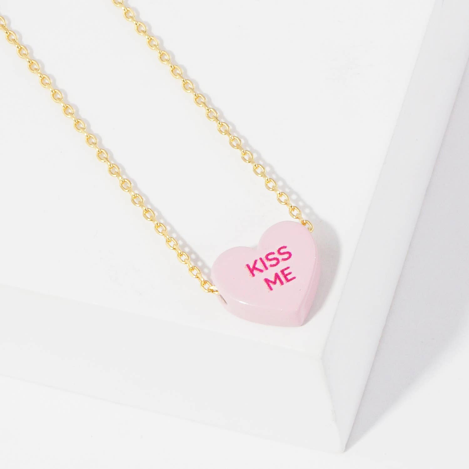 Gold Dipped Heart Candy Necklace - Adult & Kids T-Shirts, Sweatshirts & Hoodies apparel design preview 1