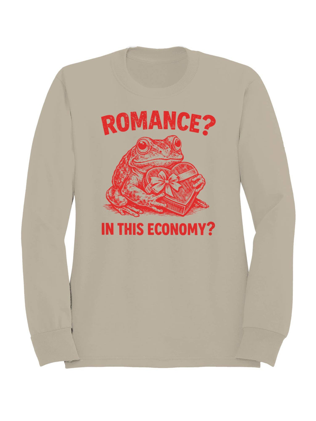 Economic Romance Frog Design Women's - Adult & Kids T-Shirts, Sweatshirts & Hoodies apparel design preview 1